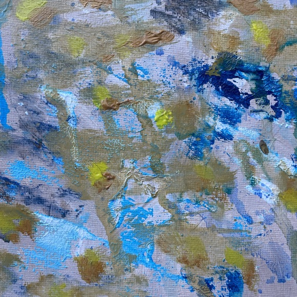 Abstract Acrylic Painting 8x8 inches (Unframed) - Picture 2 of 3